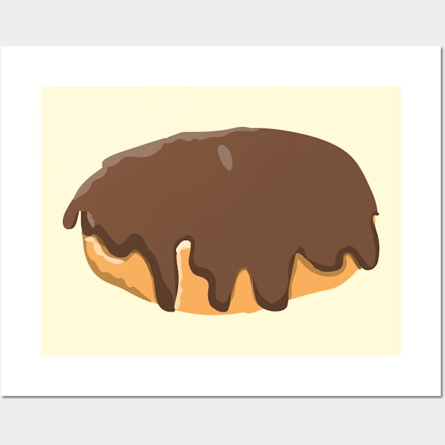 Chocolate Doughnut Wall Art by SarahTheLuna